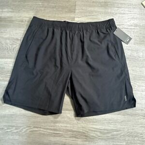 Balance Collection Mens Black 7 Inch Inseam Compression Liner Shorts XL BC003800